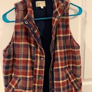 Plaid Vest